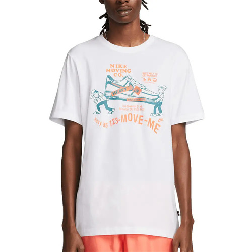 Abbigliamento Uomo T-shirt maniche corte Nike AF1 Bianco