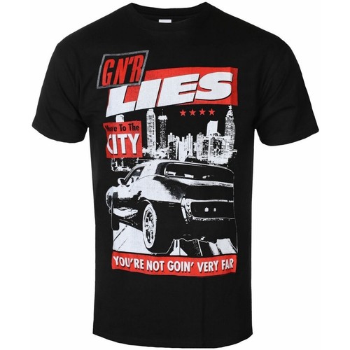 Abbigliamento T-shirts a maniche lunghe Guns N Roses Move To The City Nero