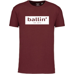 Abbigliamento Uomo T-shirt maniche corte Ballin Est. 2013 Cut Out Logo Shirt Rosso