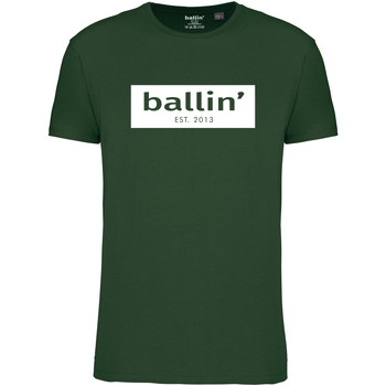 Abbigliamento Uomo T-shirt maniche corte Ballin Est. 2013 Cut Out Logo Shirt Verde