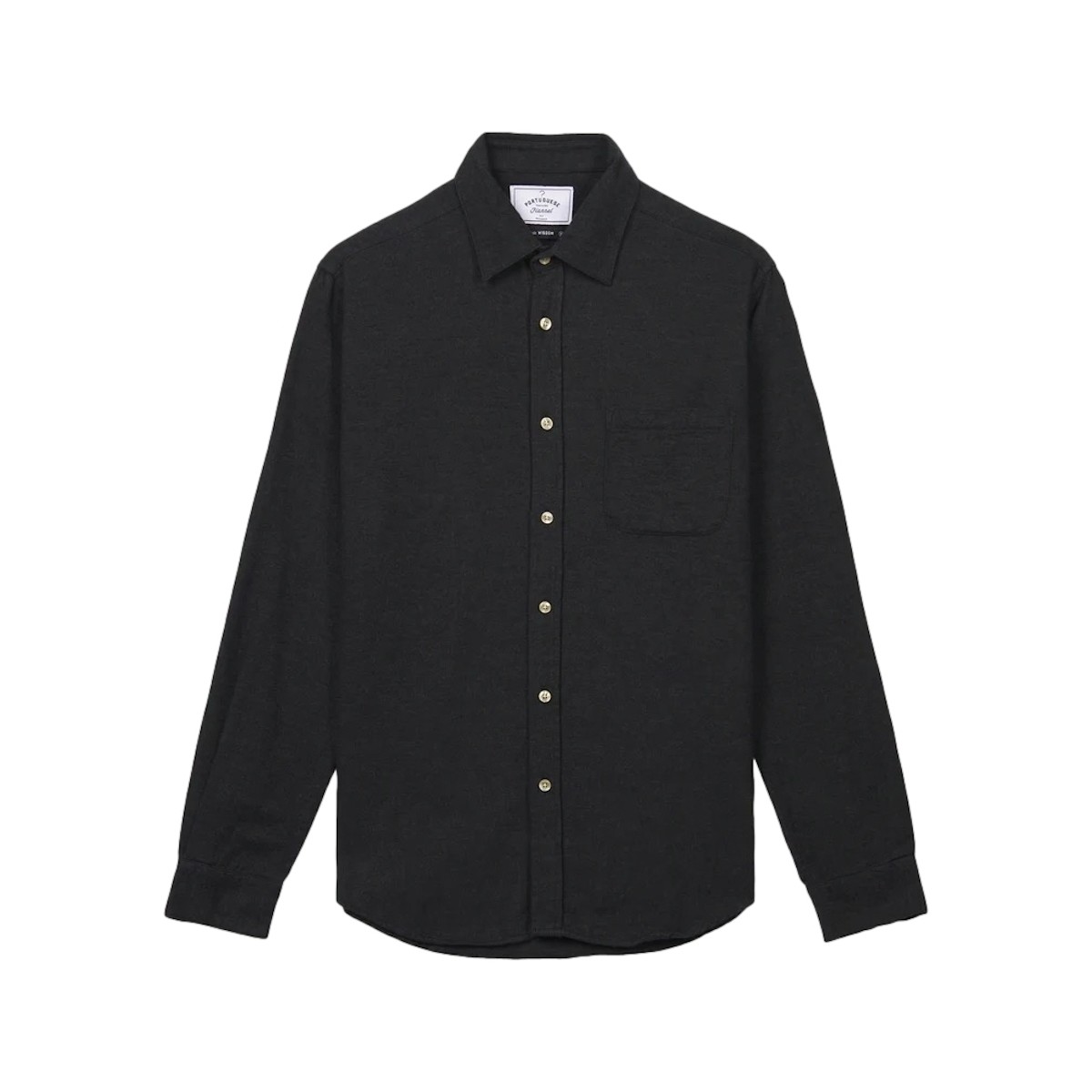 Abbigliamento Uomo Camicie maniche lunghe Portuguese Flannel Teca Shirt - Grey Grigio