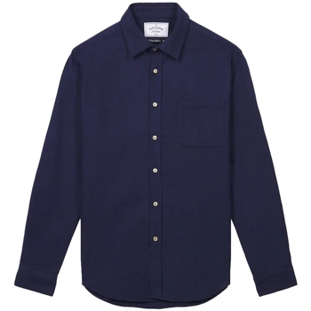 Abbigliamento Uomo Camicie maniche lunghe Portuguese Flannel Teca Shirt - Navy Blu
