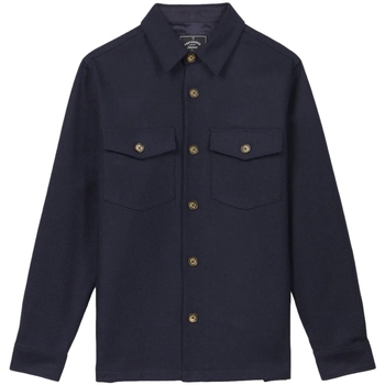 Abbigliamento Uomo Camicie maniche lunghe Portuguese Flannel Wool Field Overshirt - Navy Blu