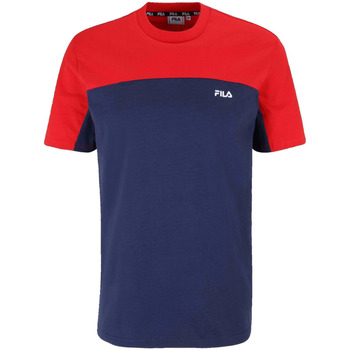 Abbigliamento Uomo T-shirt & Polo Fila T-shirt  BLANKENBURG Blocked Tee Uomo Blu