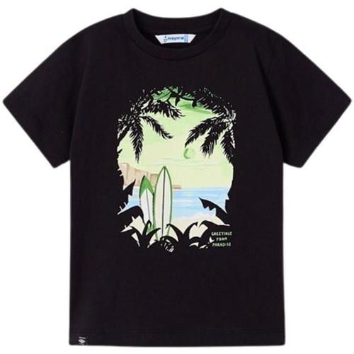 Abbigliamento Bambino T-shirt & Polo Mayoral  Nero