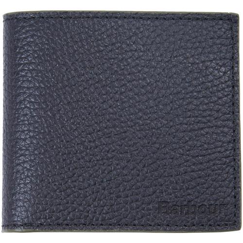Borse Portafogli Barbour Colwell Leather Billford Wallet Black Nero