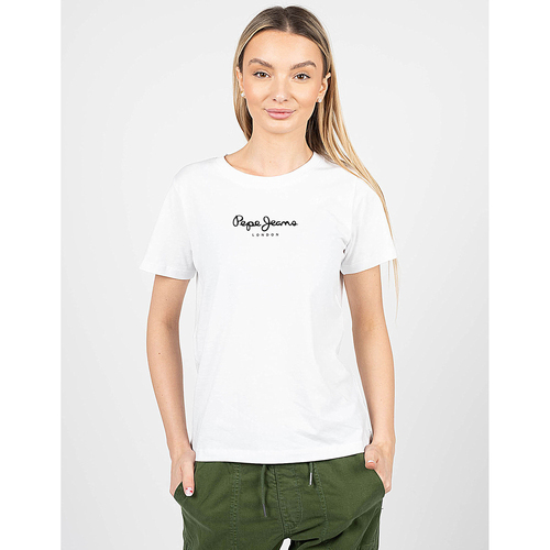 Abbigliamento Donna T-shirt maniche corte Pepe jeans PL505292 | Camila Bianco