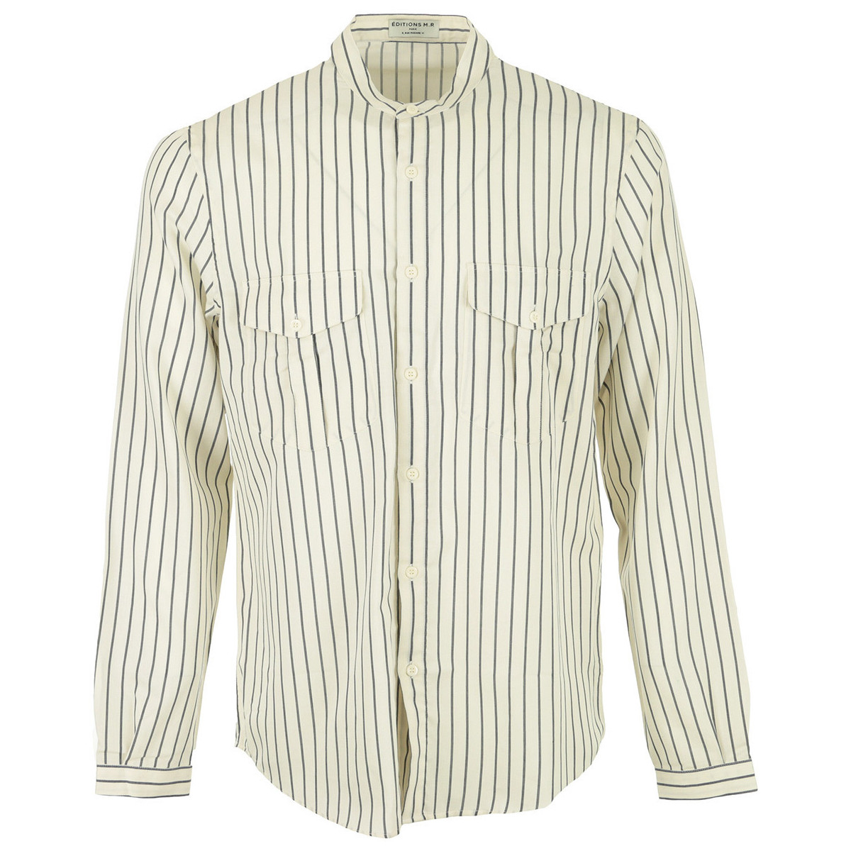 Abbigliamento Uomo Camicie maniche lunghe Éditions M.r Mao Collar Safari Beige