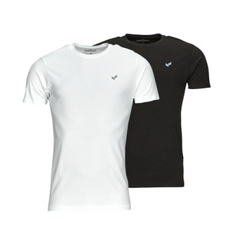 Abbigliamento Uomo T-shirt maniche corte Kaporal RIFT Nero / Bianco