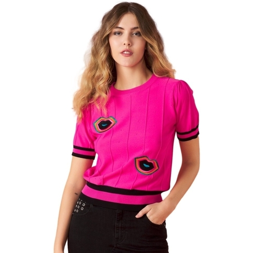 Abbigliamento Donna Maglioni Minueto Knit Kiss - Pink Rosa
