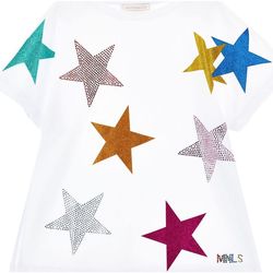 Abbigliamento Bambina T-shirt maniche corte Monnalisa T-SHIRT 49A600 1004 Bianco