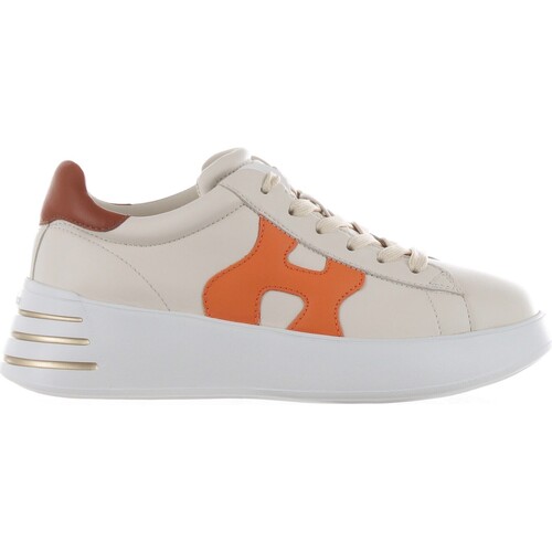Scarpe Donna Sneakers Hogan 129853 Bianco - Arancio
