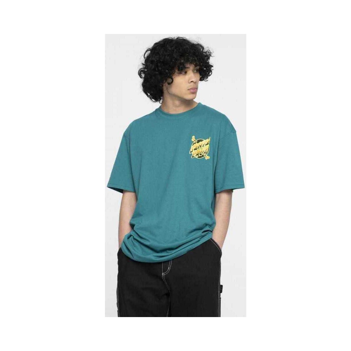 Abbigliamento Uomo T-shirt & Polo Santa Cruz Winkowski volcano dot t-shirt Verde