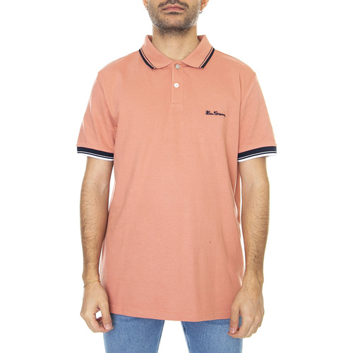Abbigliamento Uomo T-shirt & Polo Ben Sherman Signature Polo Dark Pink Rosa