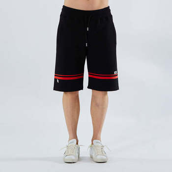 Abbigliamento Uomo Shorts / Bermuda Gcds bermuda logo nero riga rossa NERO