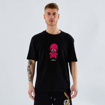 Abbigliamento Uomo T-shirt maniche corte Gcds t-shirt ufo tessuto nero NERO