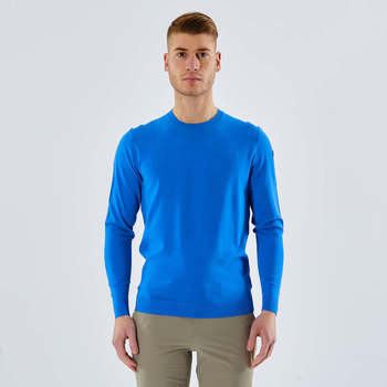 Abbigliamento Uomo T-shirts a maniche lunghe Rrd - Roberto Ricci Designs maglia tessuto tecnico blu elettrico BLU