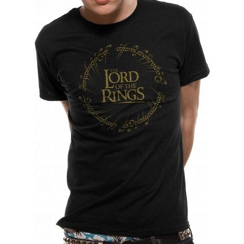 Abbigliamento T-shirts a maniche lunghe Lord Of The Rings BN4621 Nero