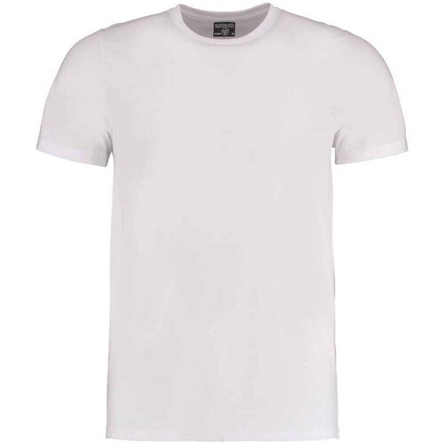 Abbigliamento Uomo T-shirts a maniche lunghe Kustom Kit K504 Bianco