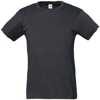 Abbigliamento Unisex bambino T-shirts a maniche lunghe Tee Jays  Grigio