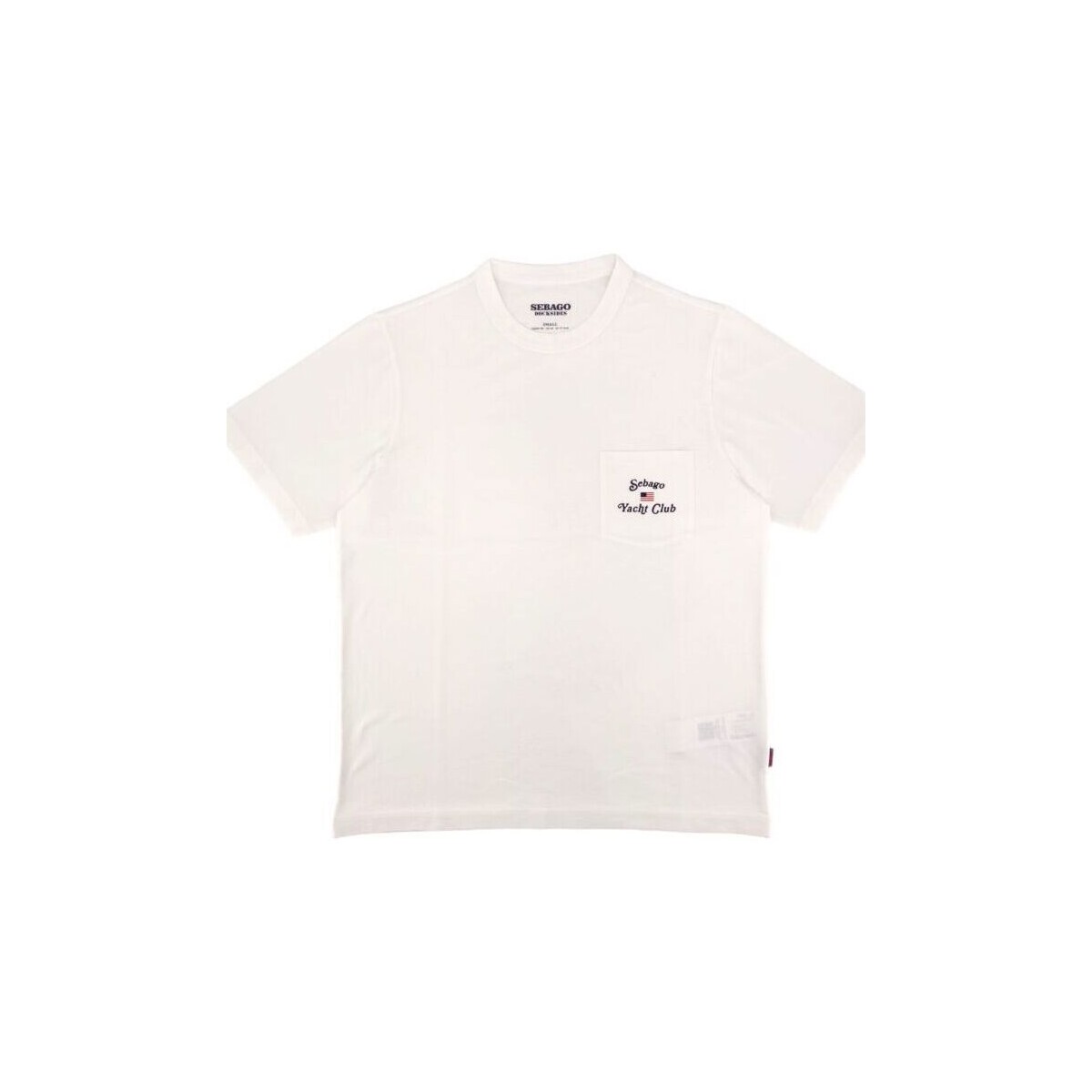 Abbigliamento Uomo T-shirt maniche corte Sebago T-shirt Howland Uomo White Natural Bianco
