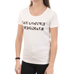 Abbigliamento Donna T-shirt & Polo Lee Cooper LEE-010698 Bianco
