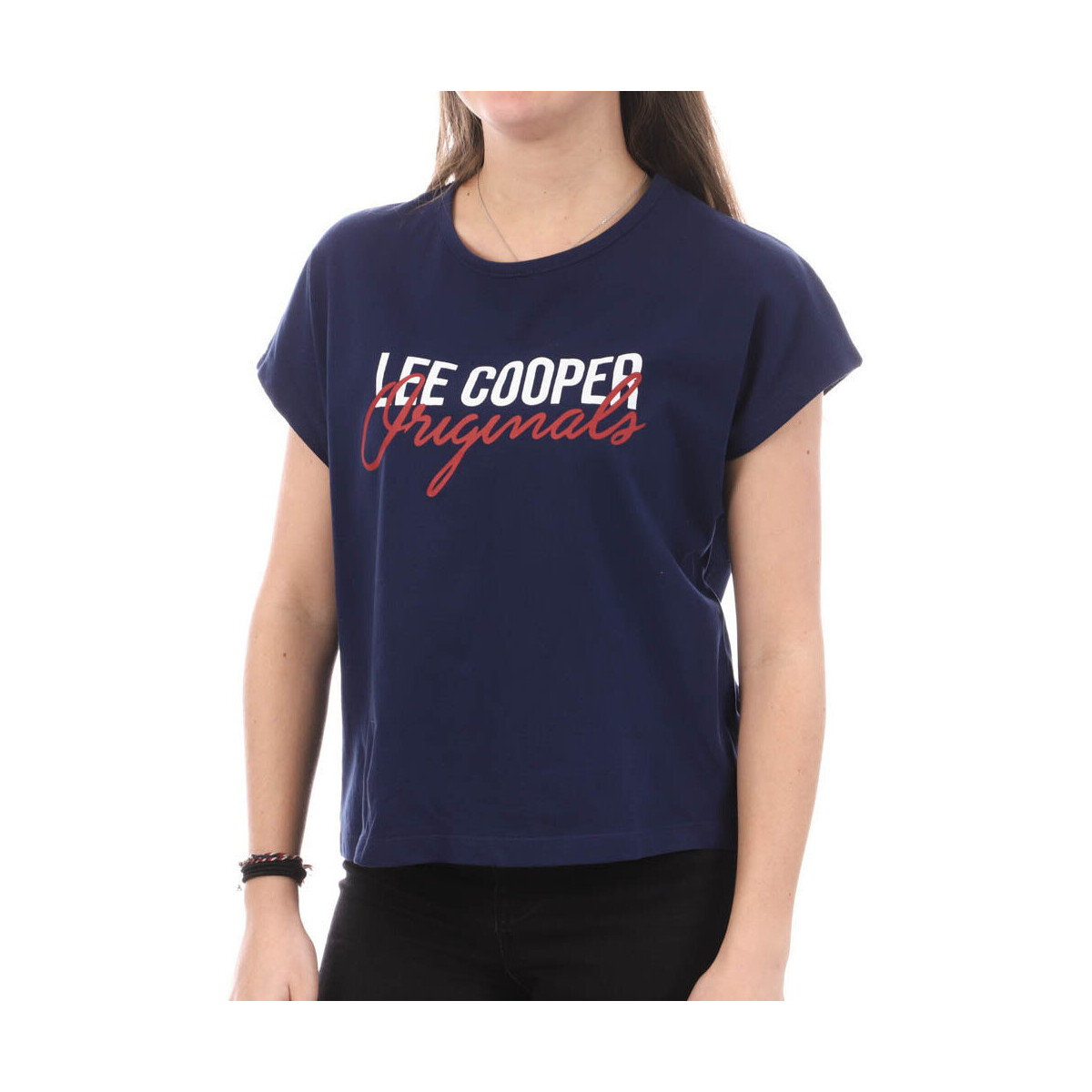 Abbigliamento Donna T-shirt & Polo Lee Cooper LEE-010696 Blu