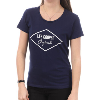 Abbigliamento Donna T-shirt maniche corte Lee Cooper LEE-010684 Blu