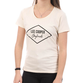 Abbigliamento Donna T-shirt maniche corte Lee Cooper LEE-010684 Bianco