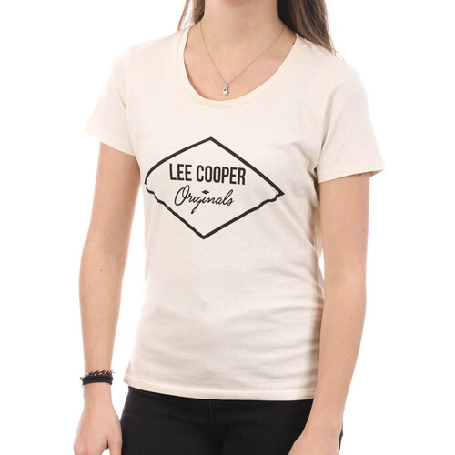 Abbigliamento Donna T-shirt & Polo Lee Cooper LEE-010684 Bianco