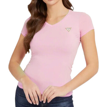 Abbigliamento Donna T-shirt maniche corte Guess W1YI1A-J1311 Rosa