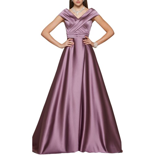 Abbigliamento Donna Abiti lunghi Impero Couture FL3176 Viola