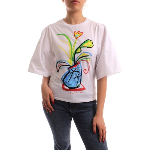 Abbigliamento Donna T-shirt maniche corte Desigual 23SWTKC8 Bianco