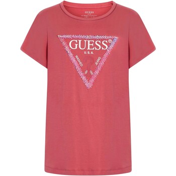 Abbigliamento Donna T-shirt maniche corte Guess W3GI39-K68D2 Nero