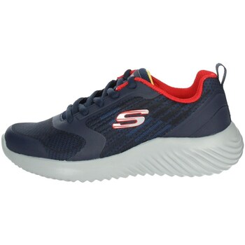 Scarpe Unisex bambino Sneakers alte Skechers 403734L Blu