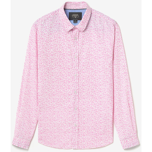Abbigliamento Uomo Camicie maniche lunghe Le Temps des Cerises Camicia BROTEL Rosa