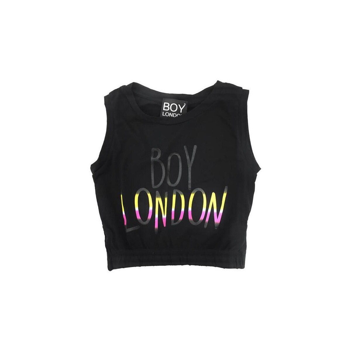 Abbigliamento Bambina Top / T-shirt senza maniche Boy London CNBL0151J 2000000187143 Nero