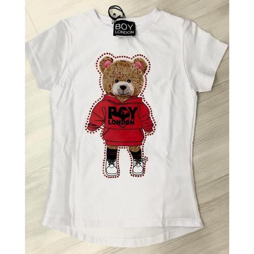 Abbigliamento Bambina T-shirt maniche corte Boy London TSBL0167J 2000000171562 Bianco