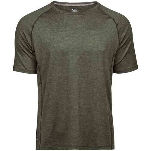 Abbigliamento Uomo T-shirts a maniche lunghe Tee Jays PC5239 Verde