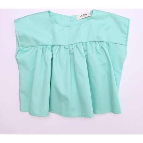 Abbigliamento Bambina Top / Blusa Vicolo TOP 3146C0860 Verde