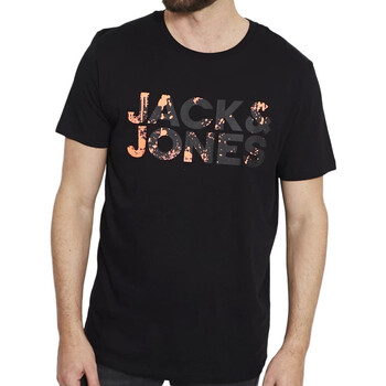 Abbigliamento Uomo T-shirt & Polo Jack & Jones 12213387 Nero