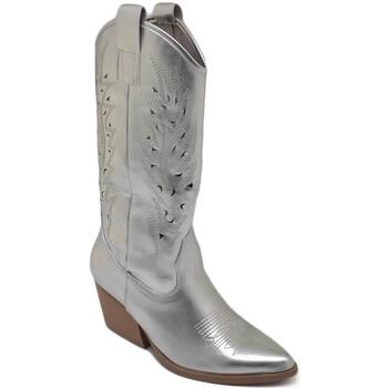 Scarpe Donna Stivali Malu Shoes Stivali donna camperos texani stile western forati estivi argen Multicolore