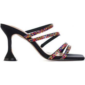 Scarpe Donna Sandali Exé Shoes Exe' bianca 757 Sandalo Donna nero multicolor Multicolore