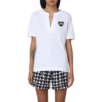 Abbigliamento Donna T-shirt maniche corte Love Moschino W4H8480M3876 Bianco