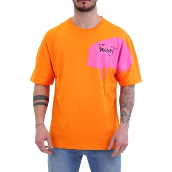 Abbigliamento Uomo T-shirt maniche corte Disclaimer 53426 Arancio