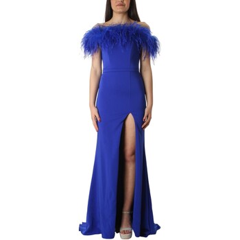 Abbigliamento Donna Abiti lunghi Impero Couture KD2107 Blu