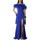 Abbigliamento Donna Abiti lunghi Impero Couture KD2107 Blu