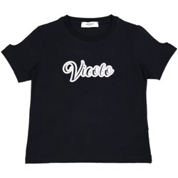 Abbigliamento Bambina T-shirt maniche corte Vicolo 3146M0778 Nero