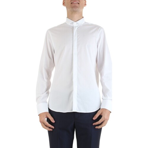 Abbigliamento Uomo Camicie maniche lunghe Manuel Ritz 3430E652-233221 Bianco