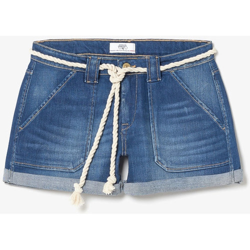 Abbigliamento Donna Shorts / Bermuda Le Temps des Cerises Shorts in jeans BLOOM Blu